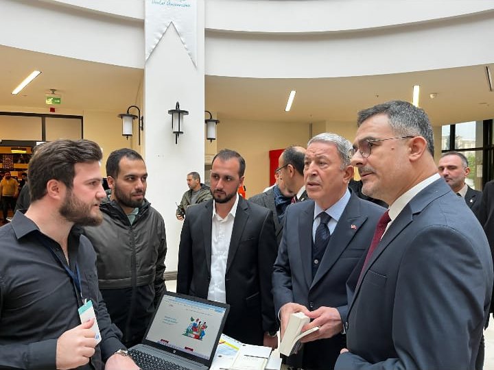 Former Minister of National Defense Mr. Hulusi AKAR visited our project promotion event held at Bursa Technical University